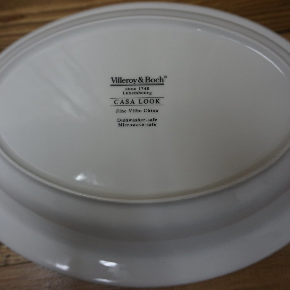 Villeroy & Boch Oval Vegetable Bowl, 10 inch, STUNNING PRISTINE CONDITION*** - Picture 3 of 3